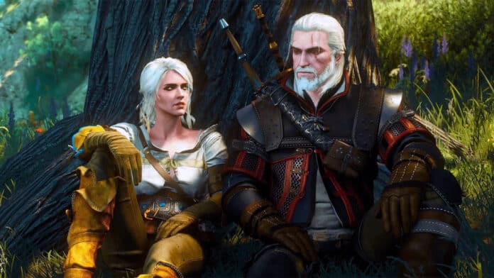 Geralt and Ciri in The Witcher 3